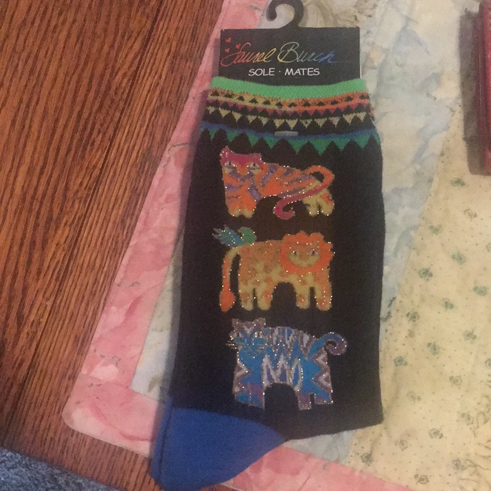 5 for $10 Laurel Burch socks